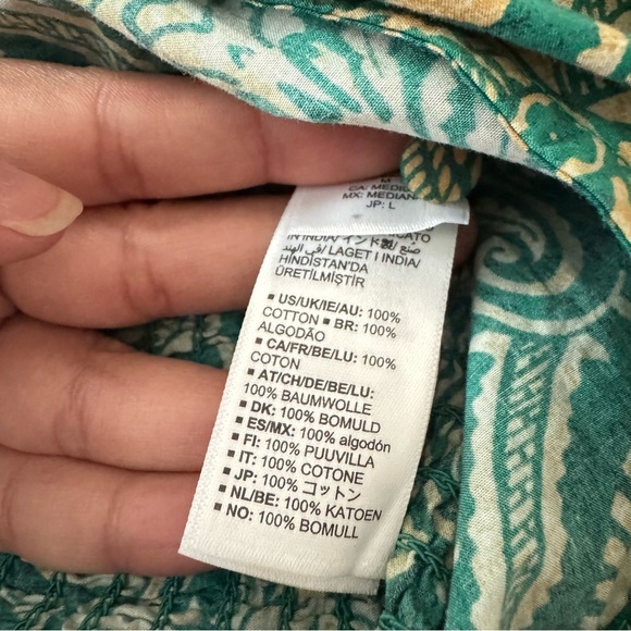 The Drop x Sruthijayadevan Jacquard Printed Sweetheart Surplice Top - Picture 7 of 9